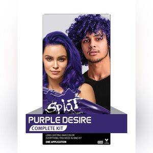 Splat Purple Desire Complete Hair Dye  Semi-Permanent Hair Color Dye NIB